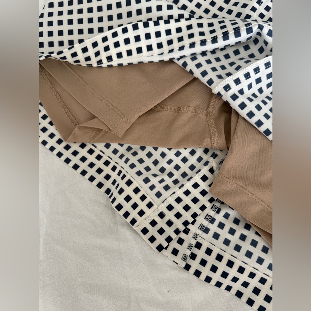 Tail Black and White Patterned Active Mini Skort,… - image 2